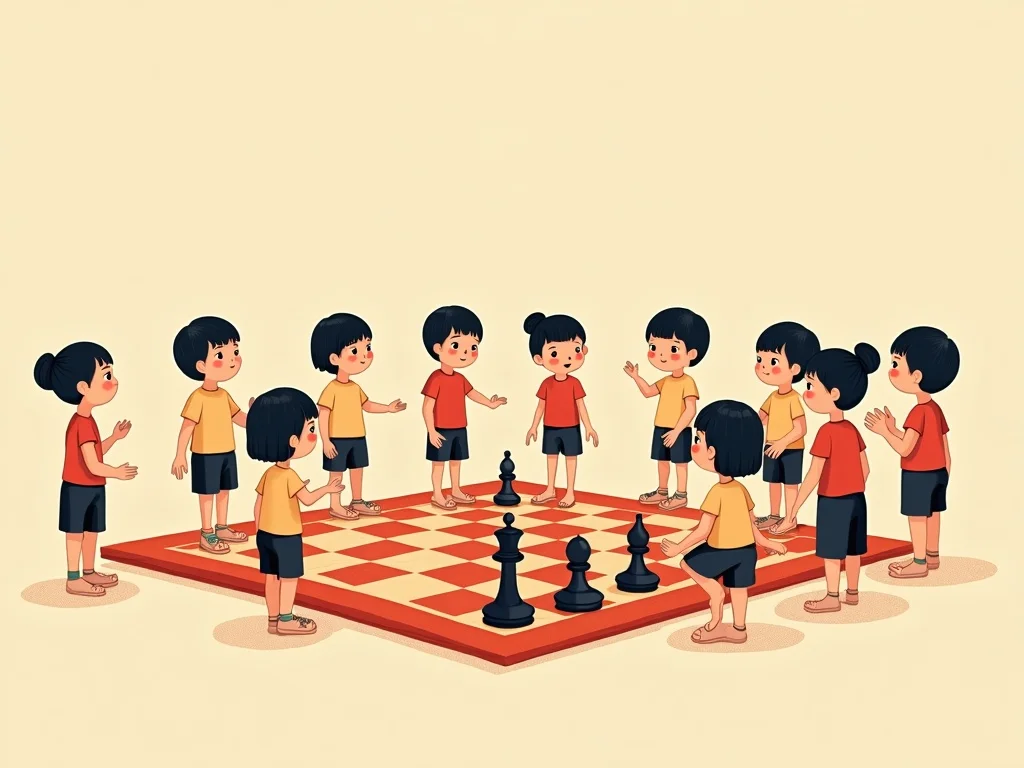 Đánh cờ người — Lễ hội Tết