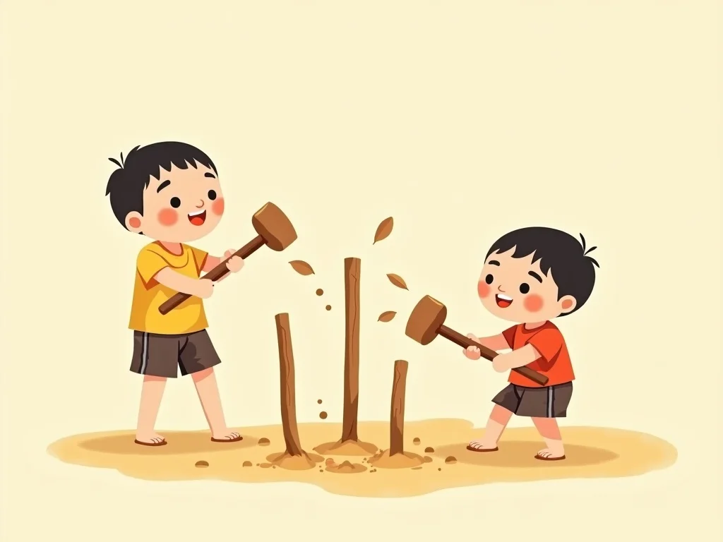 Đánh cọc — Dân tộc Tày