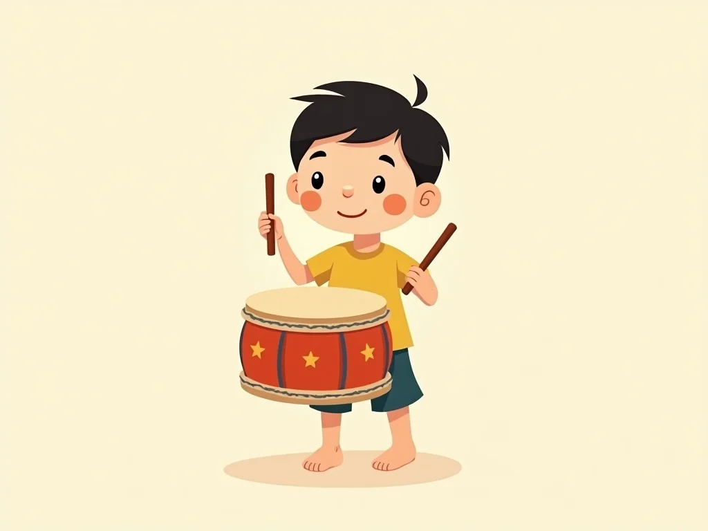 Đánh trống cơm — Nhạc cụ dân gian Tết