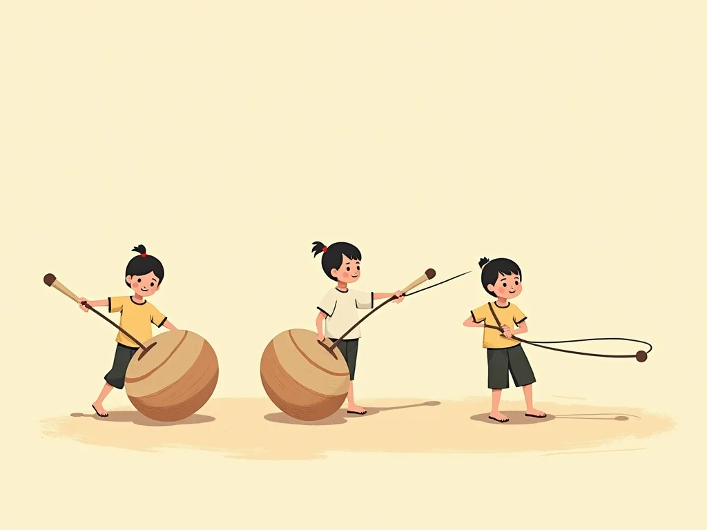 Đánh Tù Lu – Trò chơi con quay của dân tộc Mông