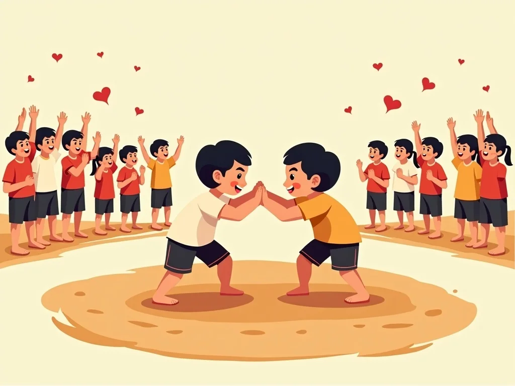 Đánh vật ngày Tết — Hội làng