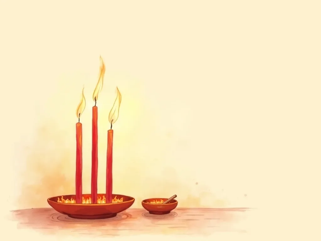 Nến, hương trong thờ cúng — Quan niệm dân gian