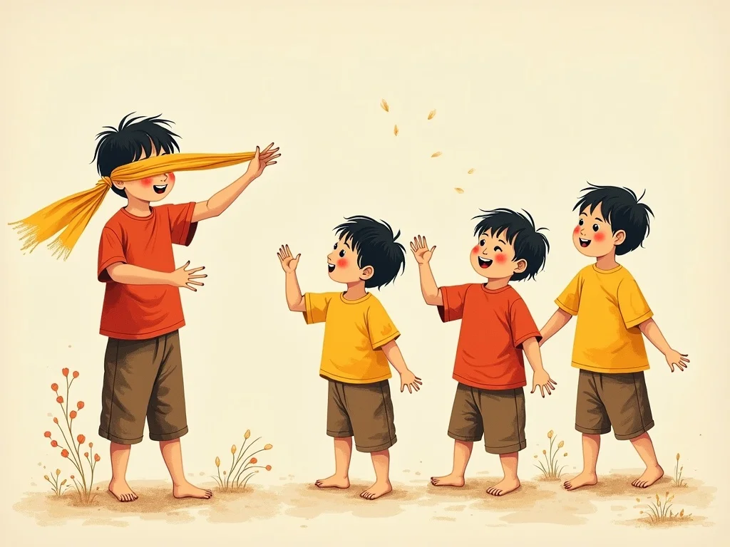 Trò bịt mắt ngày Tết — Hội Lim