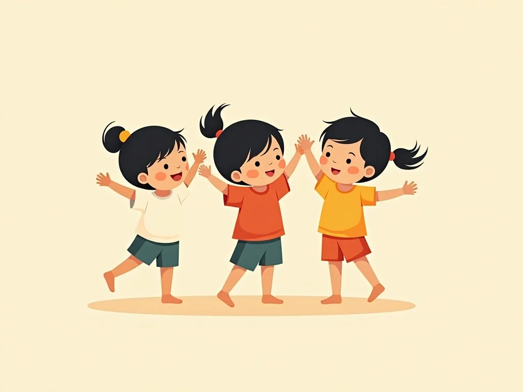 Trò chơi múa mẫu giáo — Khởi động