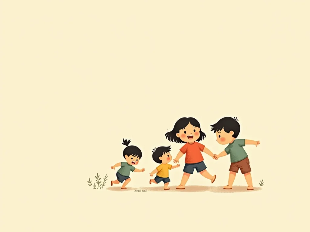Trò vòng tròn — Tập thể trẻ em