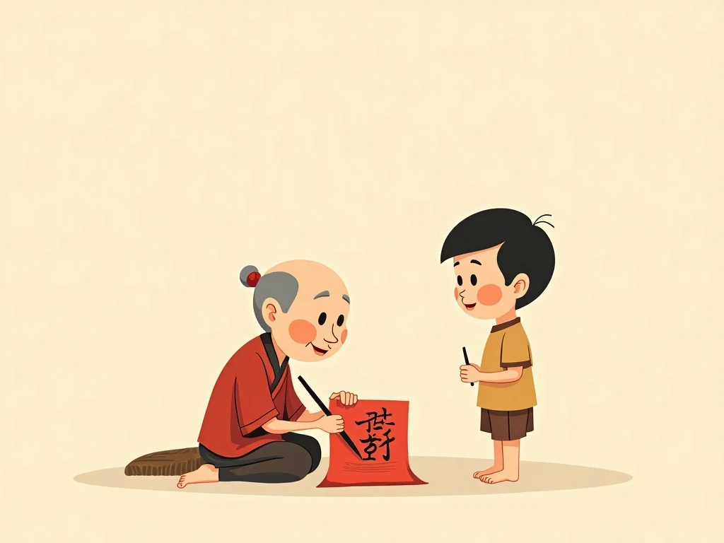 Xin chữ đầu năm — Ông đồ